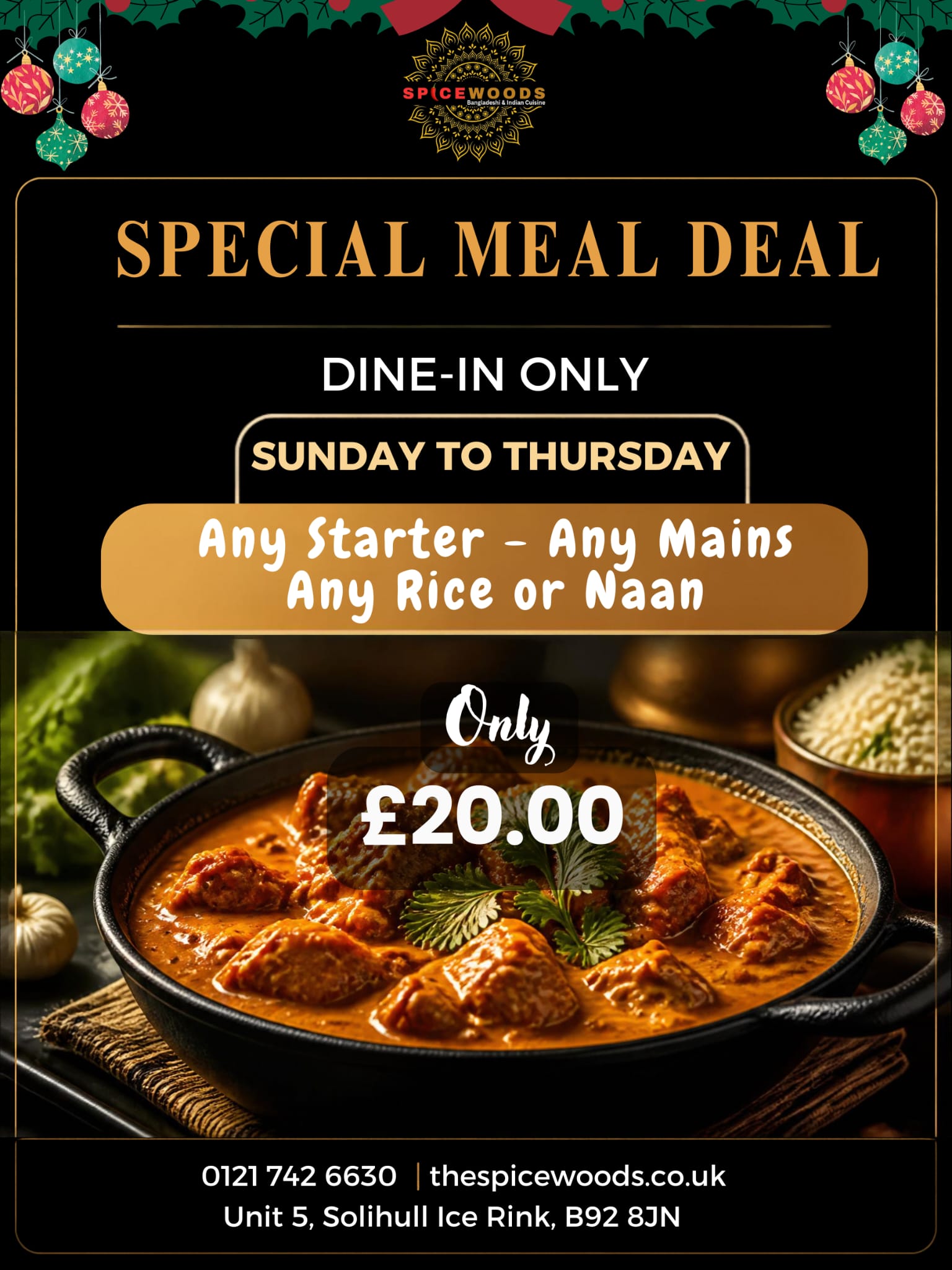 Spice Woods Chicken Curry