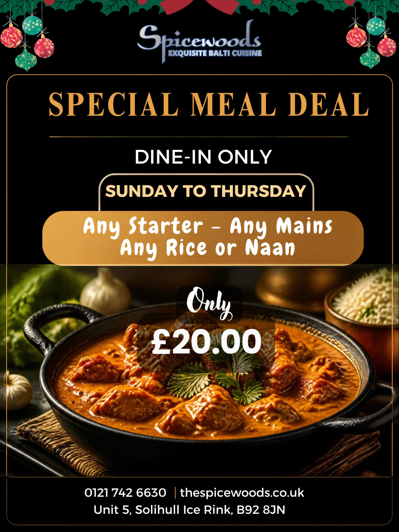 Spice Woods Chicken Curry